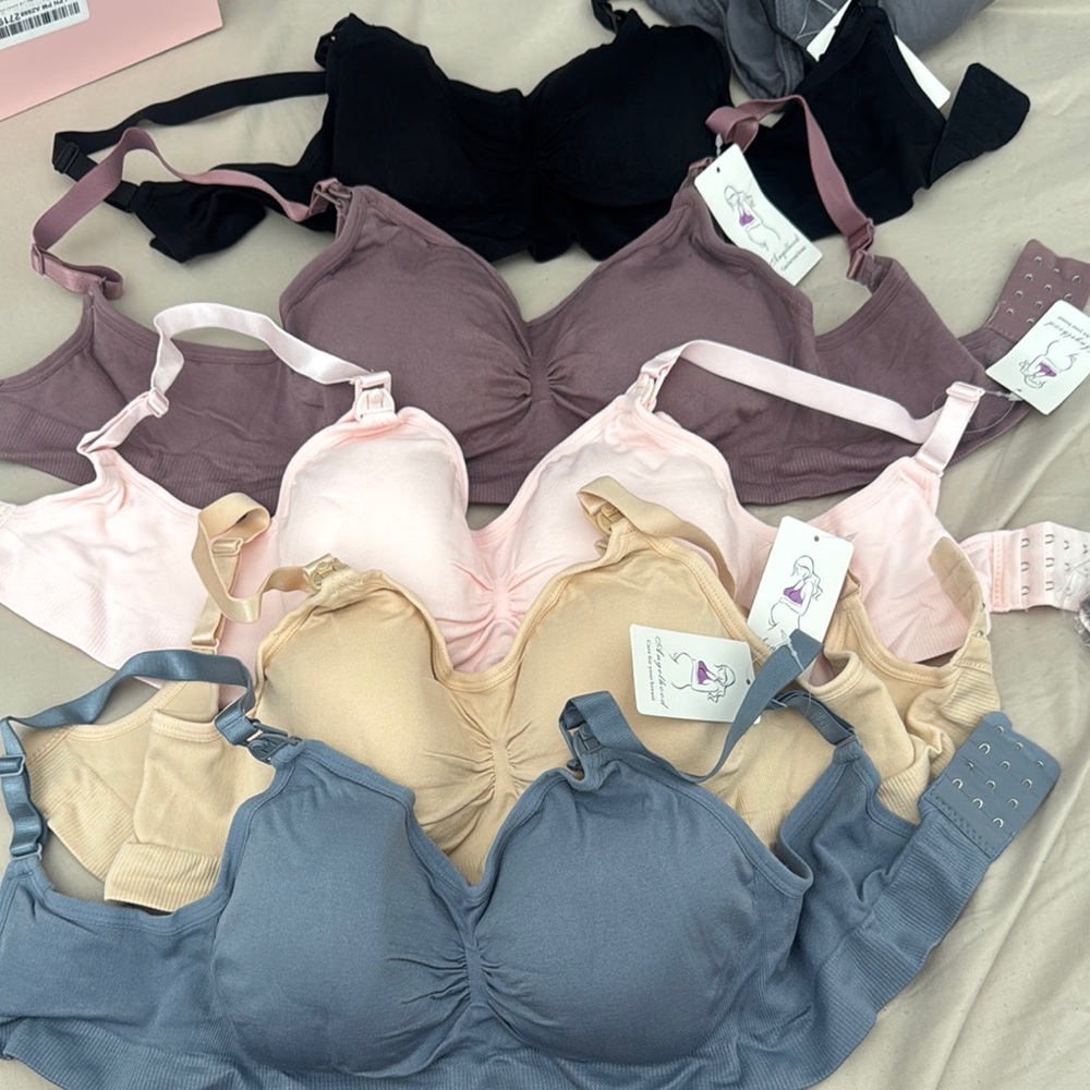5 pack nursing bras size small NWT